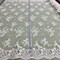 1 Yard Corded Bridal Lace Fabric Embroidered on Polyester Net Mesh 53 inch Width